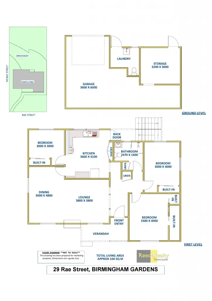 Floorplan of Homely house listing, 29 Rae Street, Birmingham Gardens NSW 2287