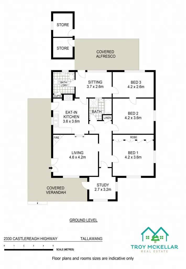 Floorplan of Homely rural property listing, 2330 Castlereagh HWY, Gulgong NSW 2852