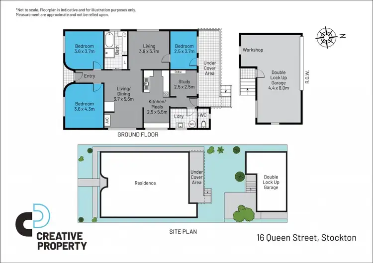 Floorplan of Homely house listing, 16 Queen Street, Stockton NSW 2295