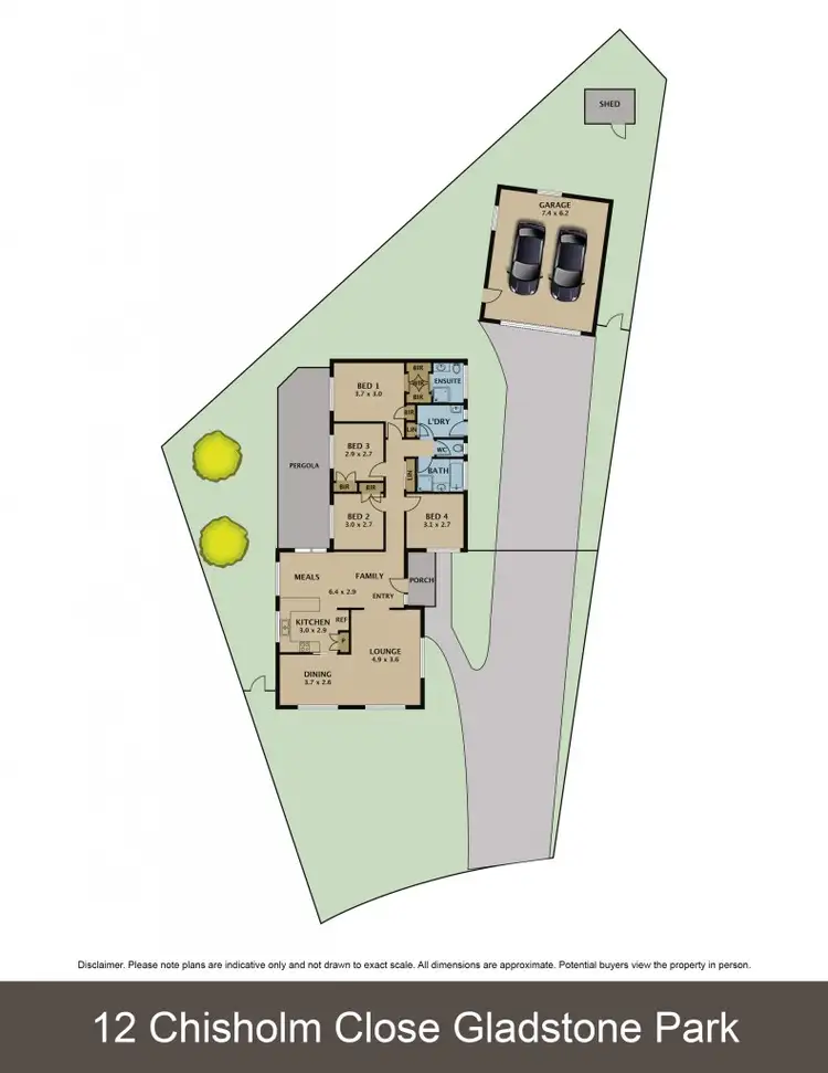 Floorplan of Homely house listing, 12 Chisholm Close, Gladstone Park VIC 3043