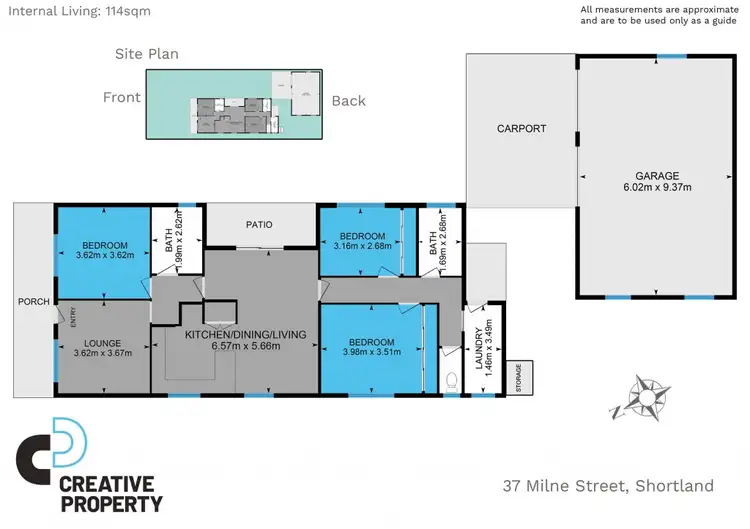 Floorplan of Homely house listing, 37 Milne Street, Shortland NSW 2307
