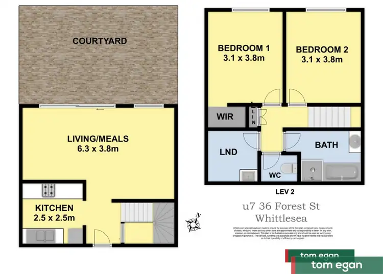 Floorplan of Homely house listing, 7/36 Forest Street, Whittlesea VIC 3757