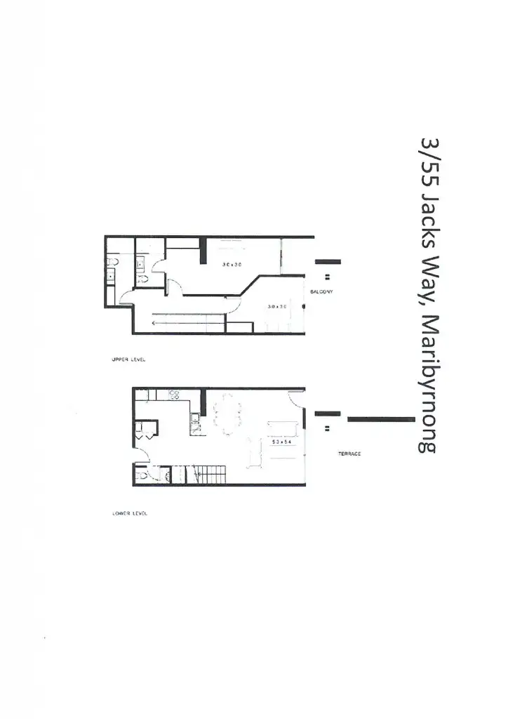 Floorplan of Homely apartment listing, 3/55 Jacks Way, Maribyrnong VIC 3032