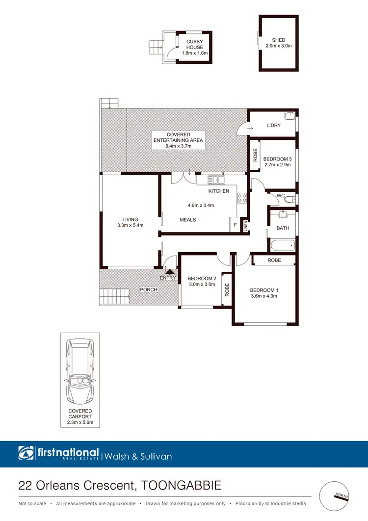 Floorplan of Homely house listing, 22 Orleans Crescent, Toongabbie NSW 2146