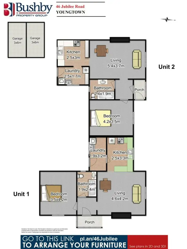 Floorplan of Homely house listing, 46 Jubilee Road, Youngtown TAS 7249