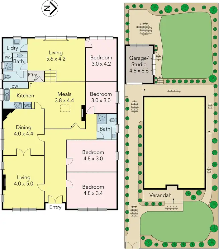Floorplan of Homely house listing, 11 Barina Road, Glen Iris VIC 3146