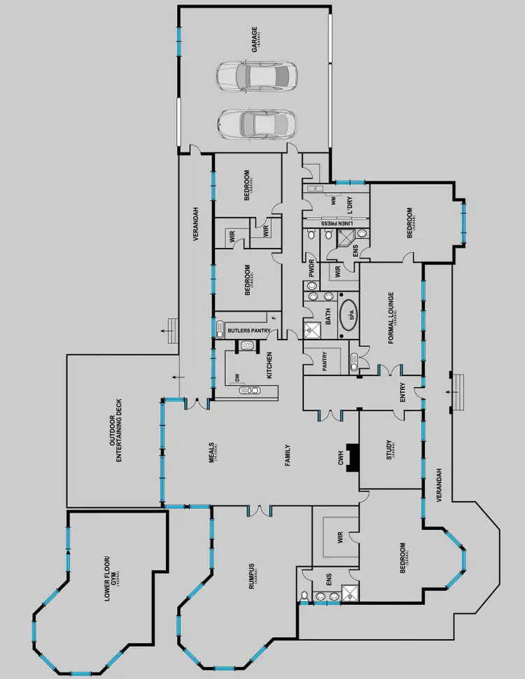 Floorplan of Homely house listing, 28 Gittings Lane, Buninyong VIC 3357
