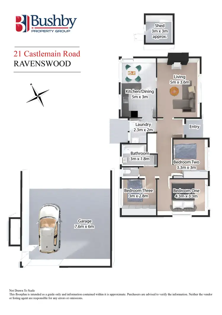 Floorplan of Homely house listing, 21 Castlemain Road, Ravenswood TAS 7250