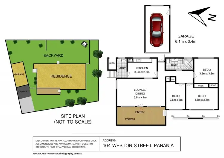 Floorplan of Homely house listing, 104 Weston Street, Panania NSW 2213