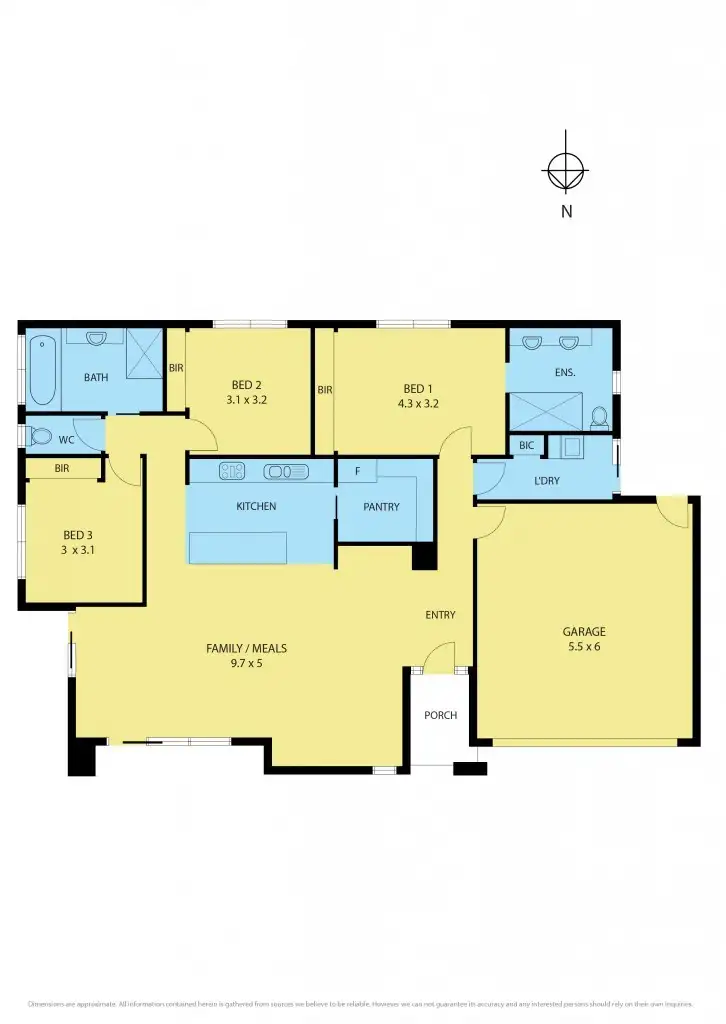 Floorplan of Homely house listing, 3 Mirri Drive, Torquay VIC 3228