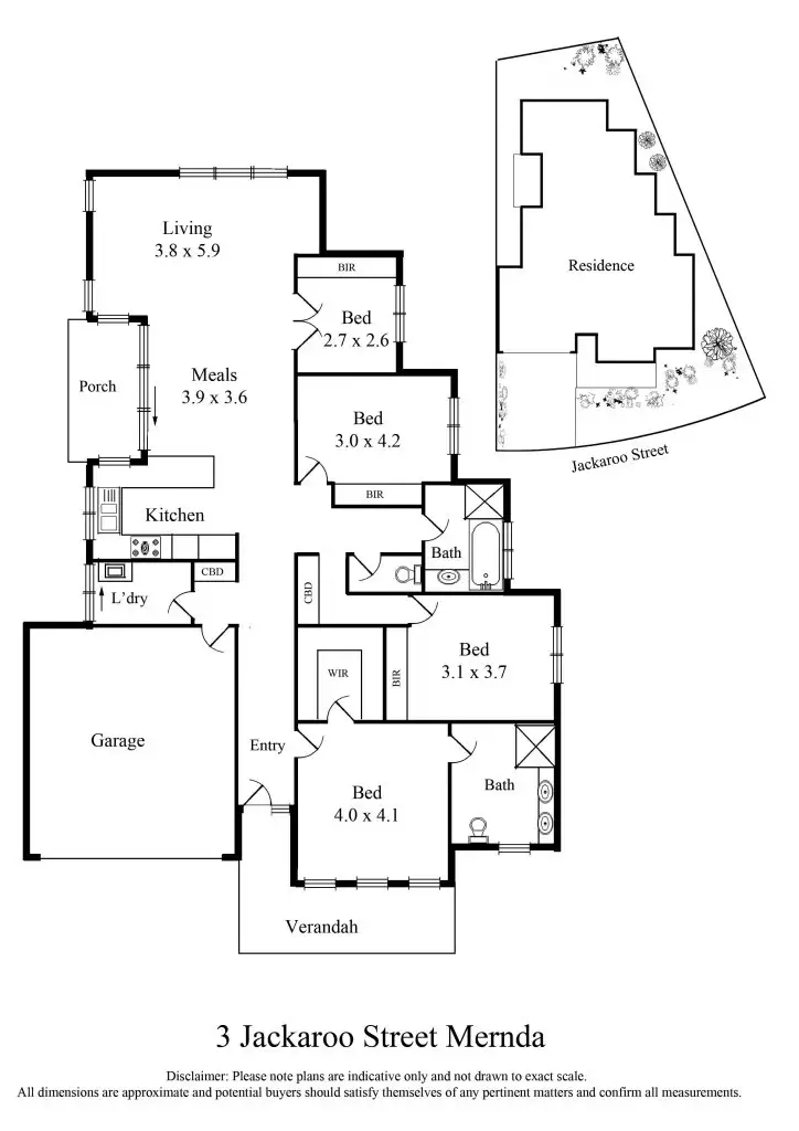 Floorplan of Homely house listing, 3 Jackaroo Street, Mernda VIC 3754
