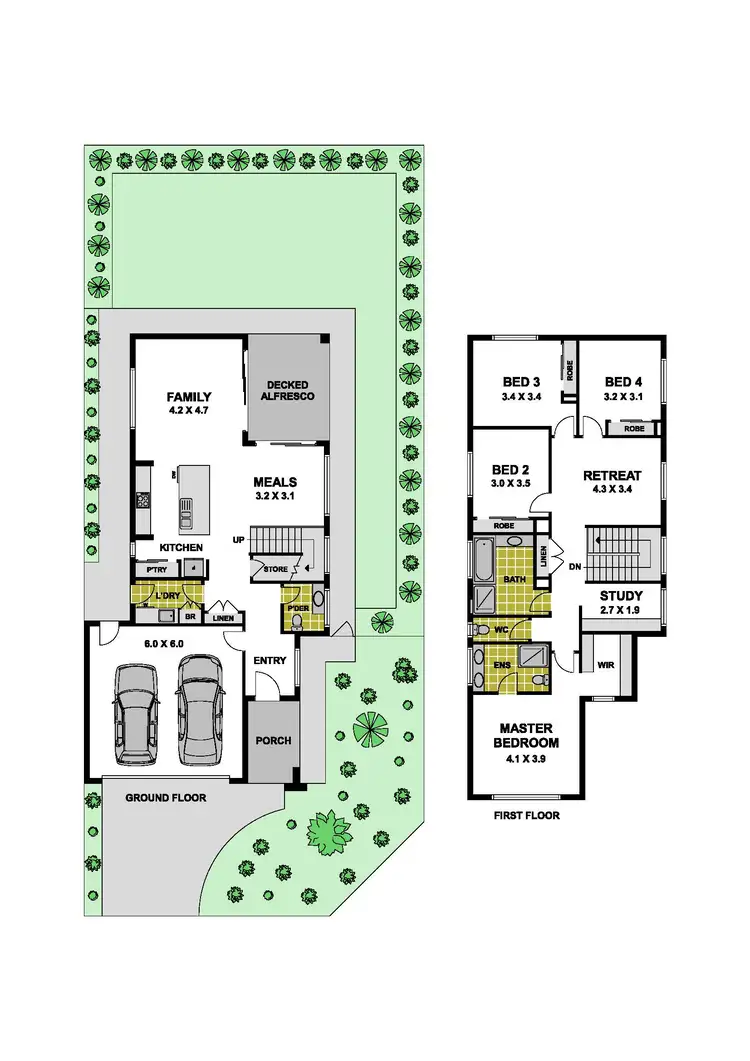 Floorplan of Homely house listing, 12 Bianca Crescent, Greenvale VIC 3059