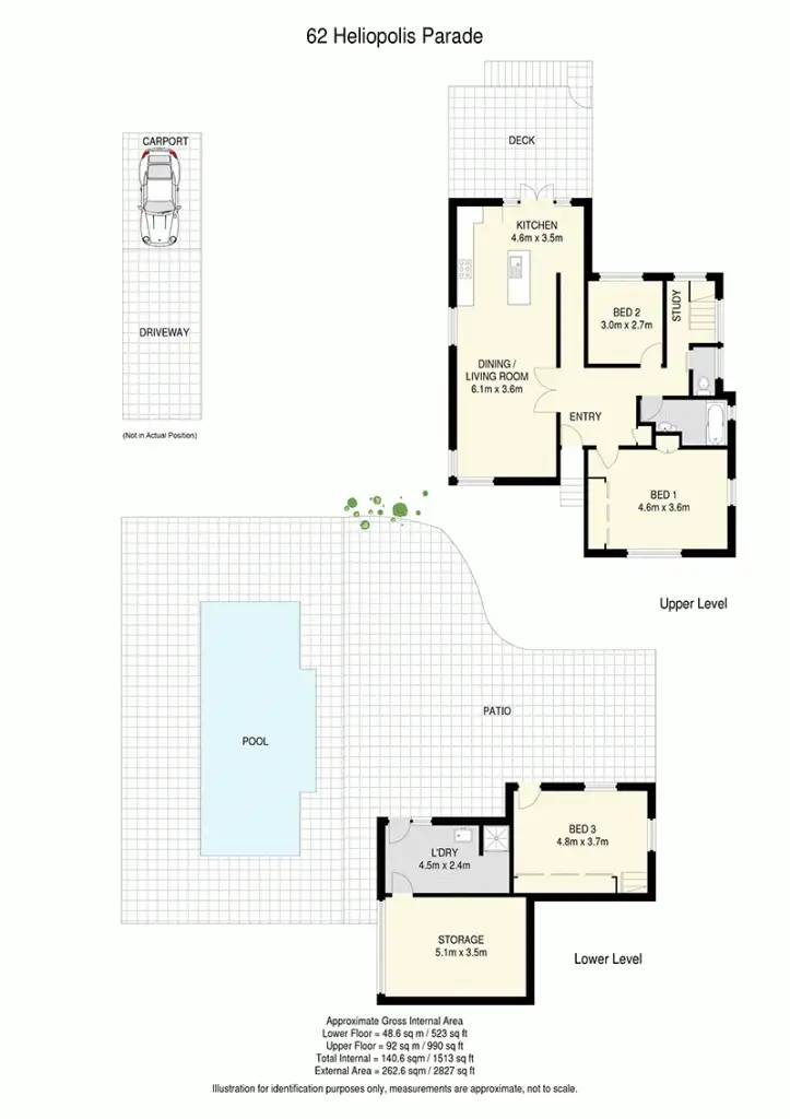 Floorplan of Homely house listing, 62 Heliopolis Parade, Mitchelton QLD 4053