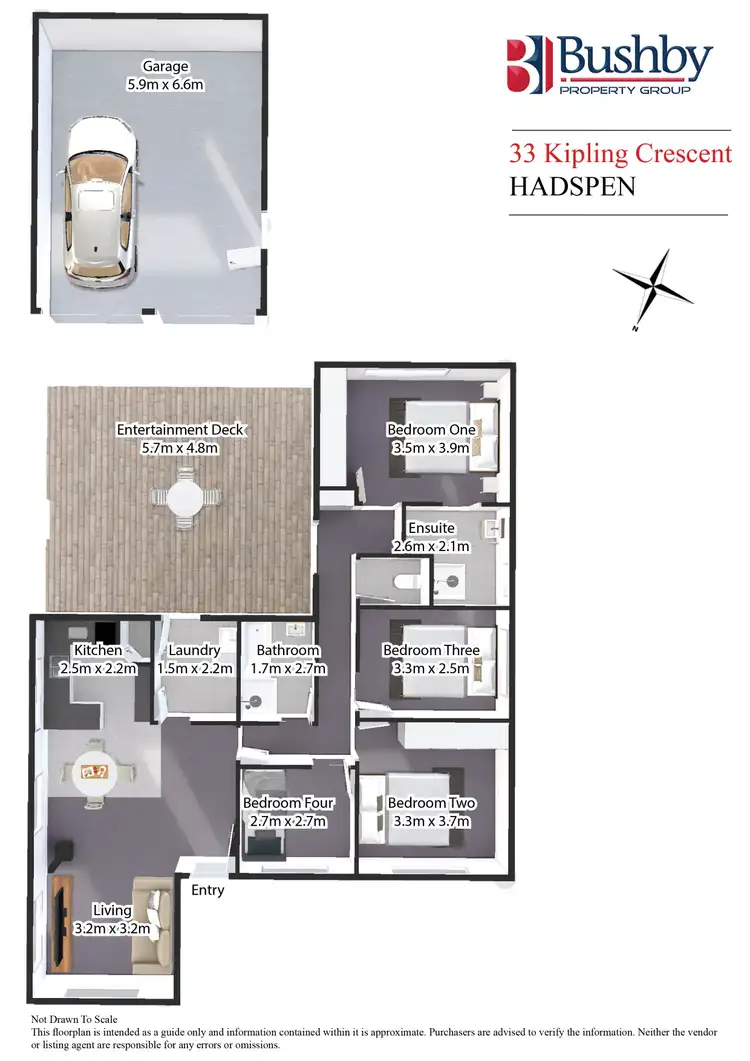 Floorplan of Homely house listing, 33 Kipling Crescent, Hadspen TAS 7290