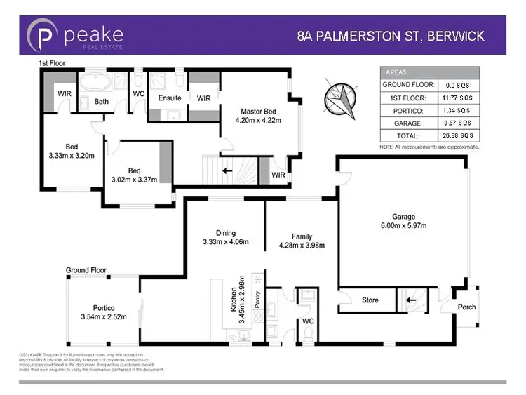 Floorplan of Homely house listing, 8A Palmerston Street, Berwick VIC 3806