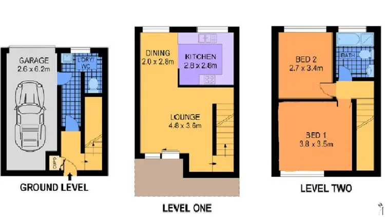 Floorplan of Homely house listing, 8/134 Union Street, The Junction NSW 2291