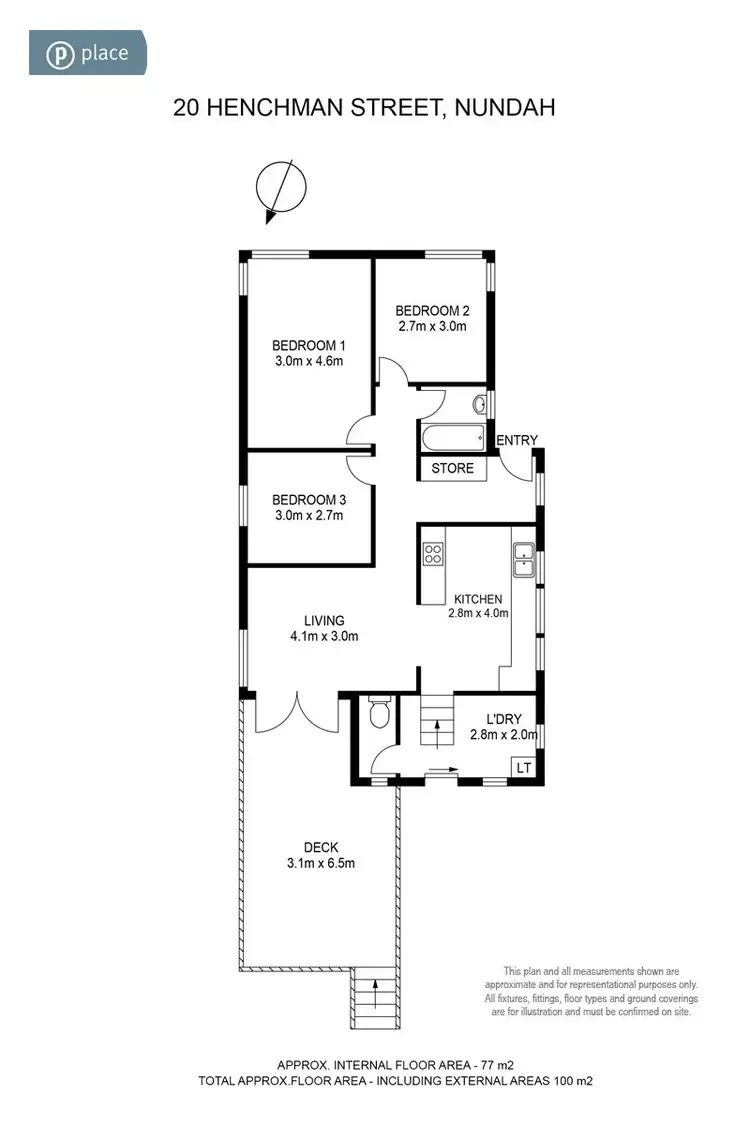 Floorplan of Homely house listing, 20 Henchman Street, Nundah QLD 4012