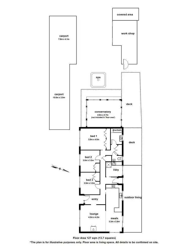 Floorplan of Homely house listing, Address available on request
