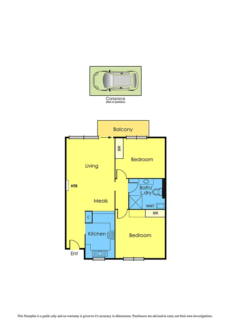 Floorplan of Homely apartment listing, 2/6 Westbury Street, St Kilda East VIC 3183