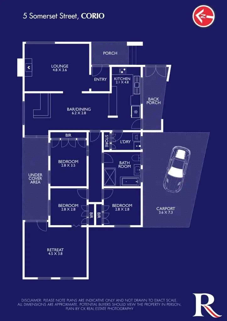 Floorplan of Homely house listing, 5 Somerset Street, Corio VIC 3214