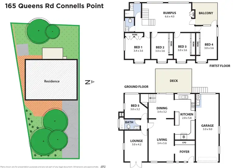 Floorplan of Homely house listing, 165 Queens Road, Connells Point NSW 2221