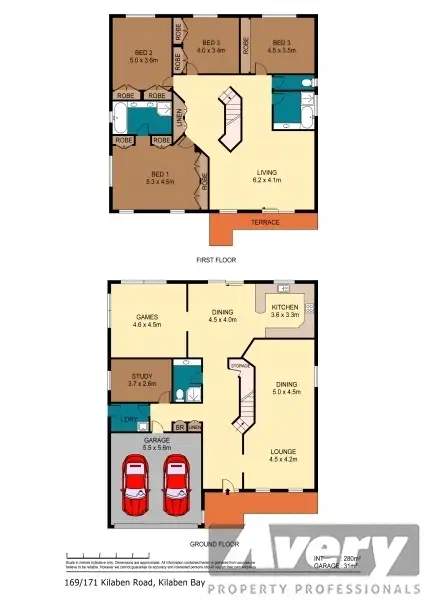 Floorplan of Homely house listing, 169 Kilaben Road, Kilaben Bay NSW 2283