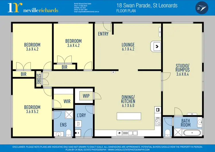 Floorplan of Homely house listing, 18 Swan Parade, St Leonards VIC 3223