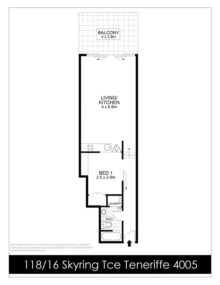 Floorplan of Homely unit listing, 118/16 Skyring Terrace, Teneriffe QLD 4005