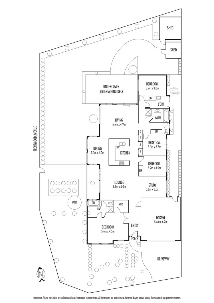 Floorplan of Homely house listing, 1 Ellesmere Grove, Melton West VIC 3337