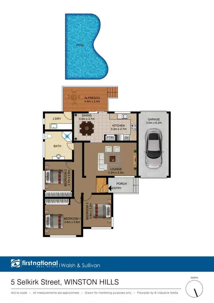 Floorplan of Homely house listing, 5 Selkirk Street, Winston Hills NSW 2153
