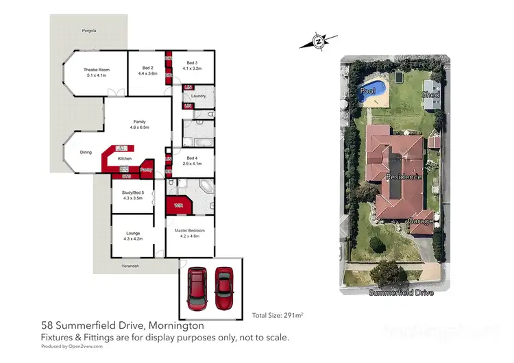 Floorplan of Homely house listing, 58 Summerfield Drive, Mornington VIC 3931