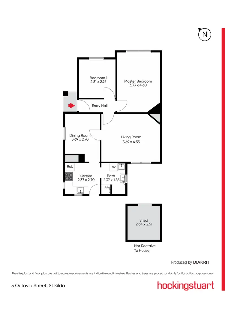Floorplan of Homely house listing, 5 Octavia Street, St Kilda VIC 3182