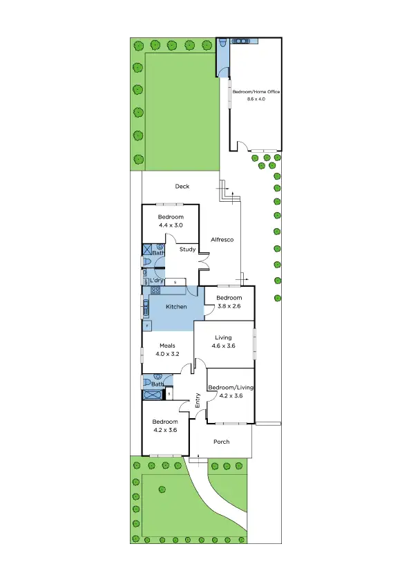 Floorplan of Homely house listing, 28 Eirene Street, Yarraville VIC 3013