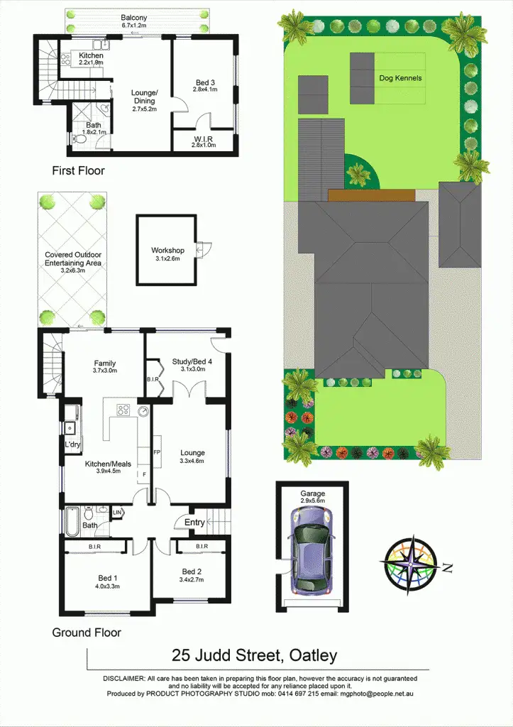 Floorplan of Homely house listing, 25 Judd Street, Oatley NSW 2223