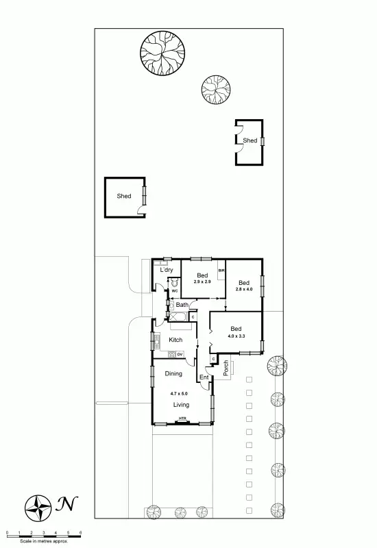 Floorplan of Homely house listing, 641 Warrigal Road, Bentleigh East VIC 3165