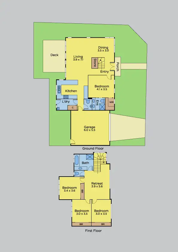 Floorplan of Homely house listing, 10 Patterson Street, Bonbeach VIC 3196