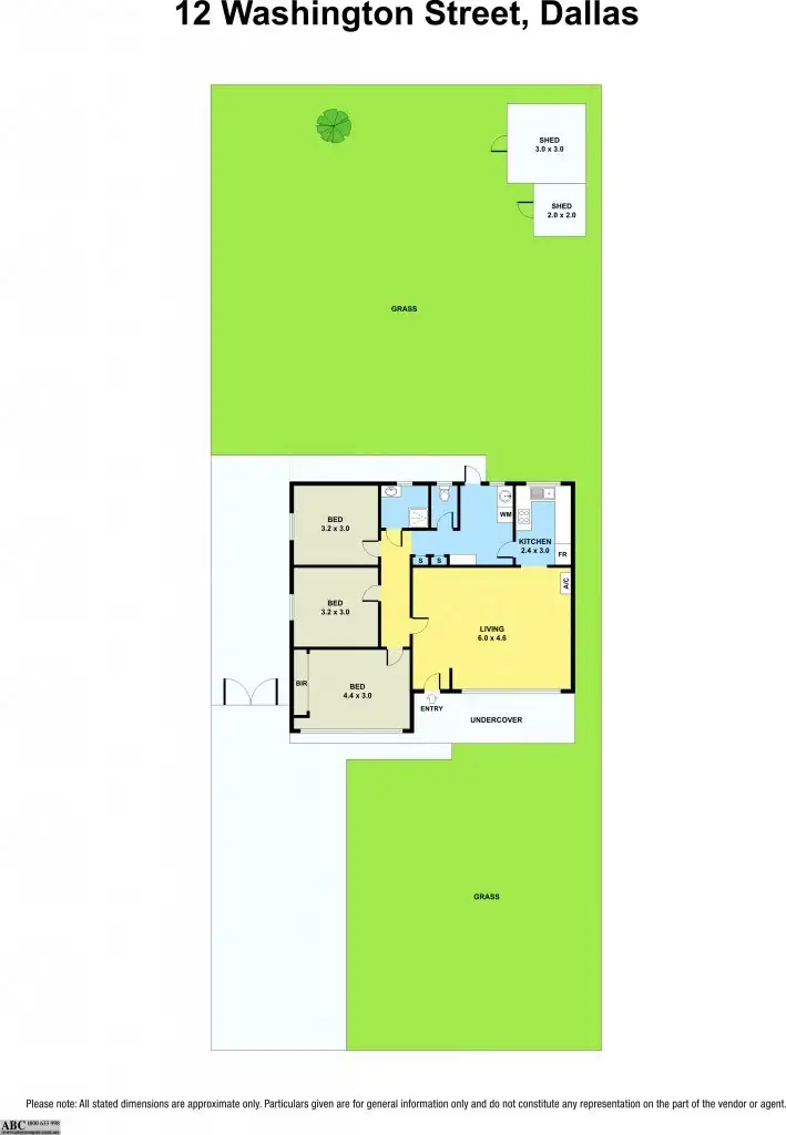 Floorplan of Homely house listing, 12 Washington Street, Dallas VIC 3047