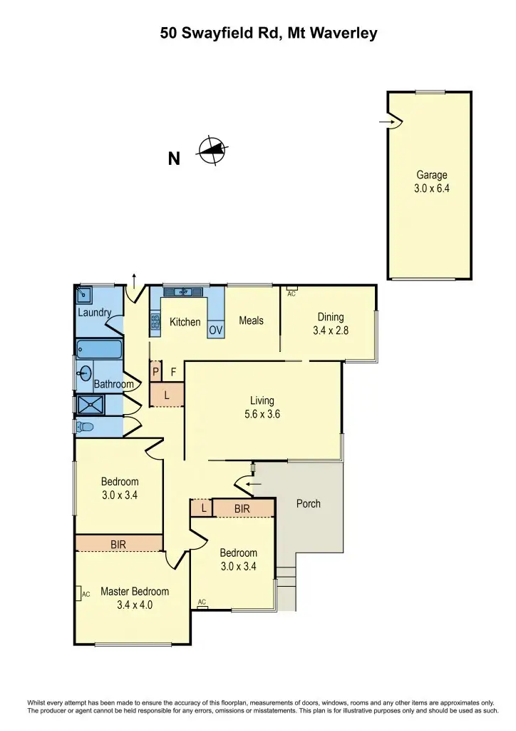 Floorplan of Homely house listing, 50 Swayfield Road, Mount Waverley VIC 3149