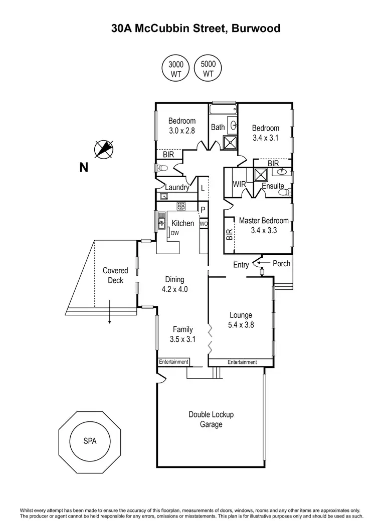 Floorplan of Homely unit listing, 30A McCubbin Street, Burwood VIC 3125