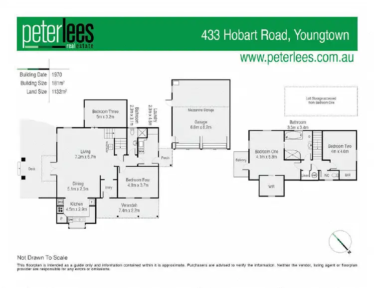 Floorplan of Homely house listing, 433 Hobart Road, Youngtown TAS 7249