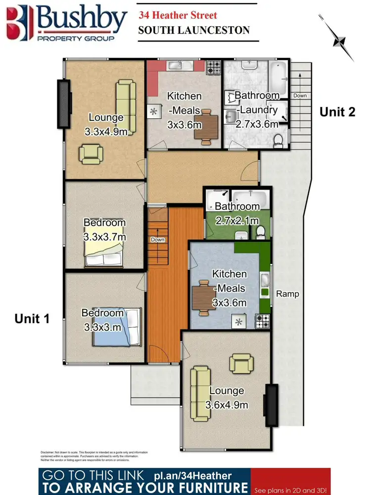 Floorplan of Homely house listing, 34 Heather Street, South Launceston TAS 7249
