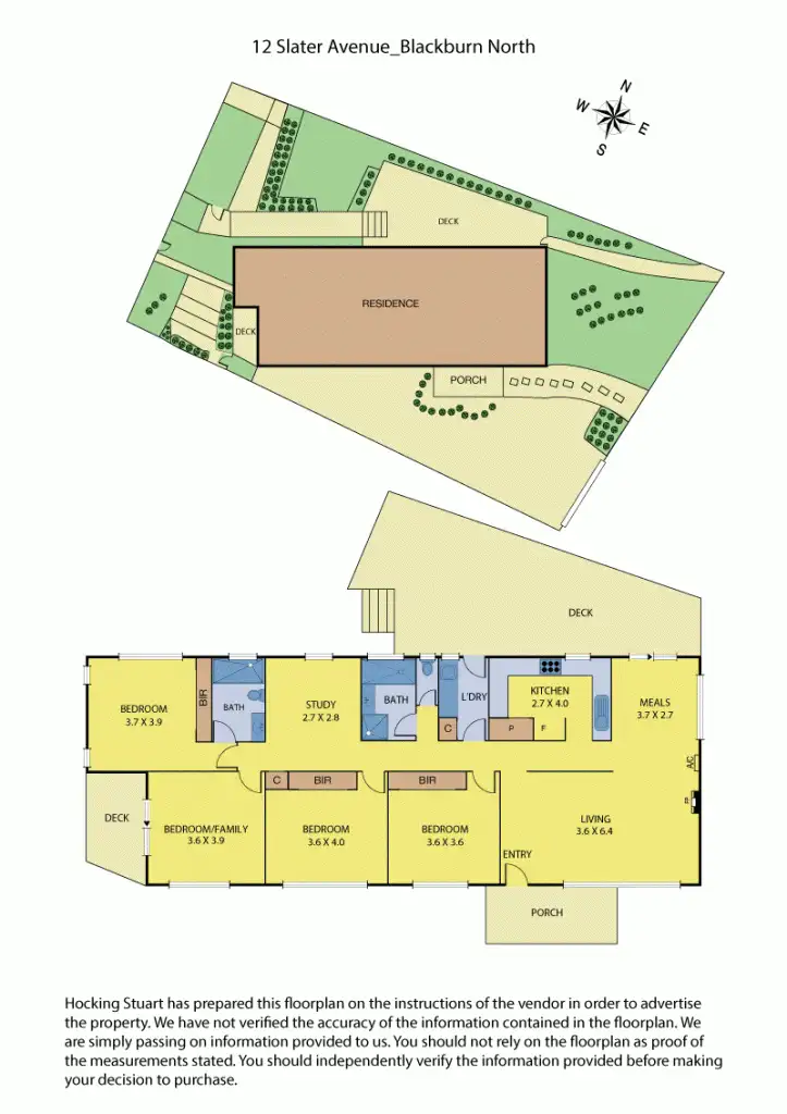 Floorplan of Homely house listing, 12 Slater Avenue, Blackburn North VIC 3130