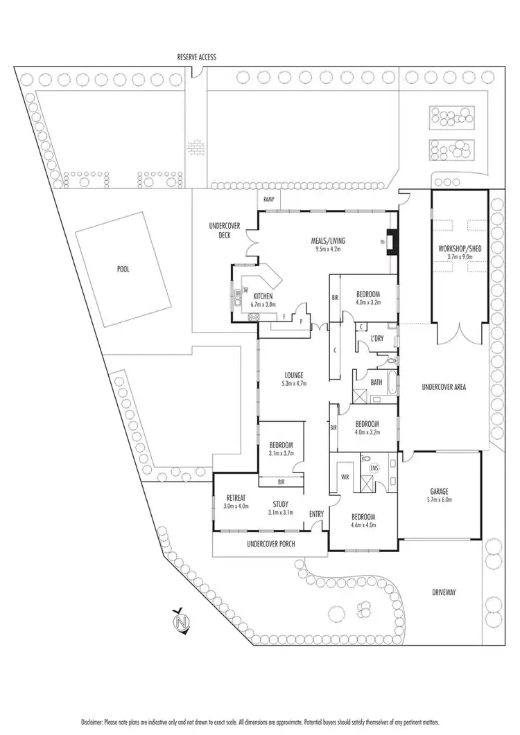 Floorplan of Homely house listing, 22 Clunes Way, Eynesbury VIC 3338