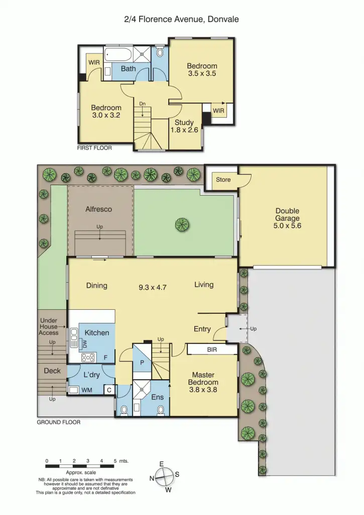 Floorplan of Homely townhouse listing, 2/4 Florence Avenue, Donvale VIC 3111