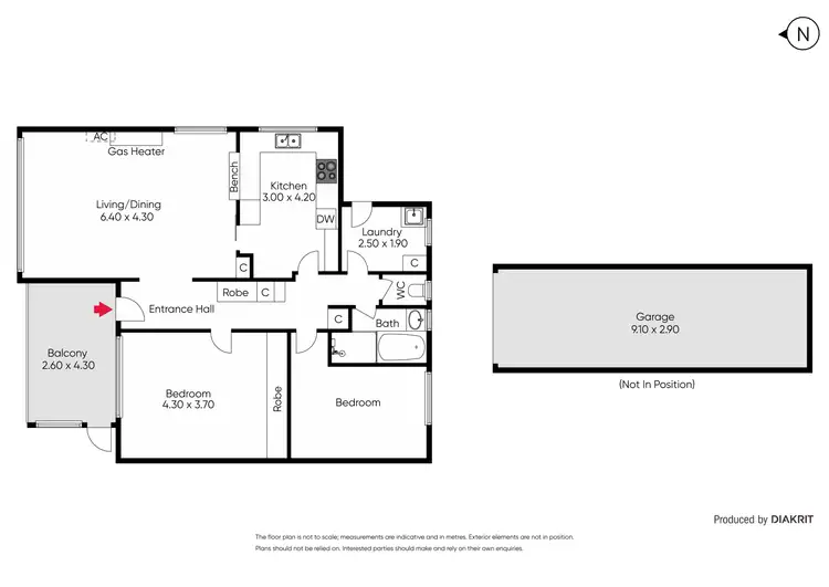 Floorplan of Homely apartment listing, 14/18 Mercer Road, Armadale VIC 3143