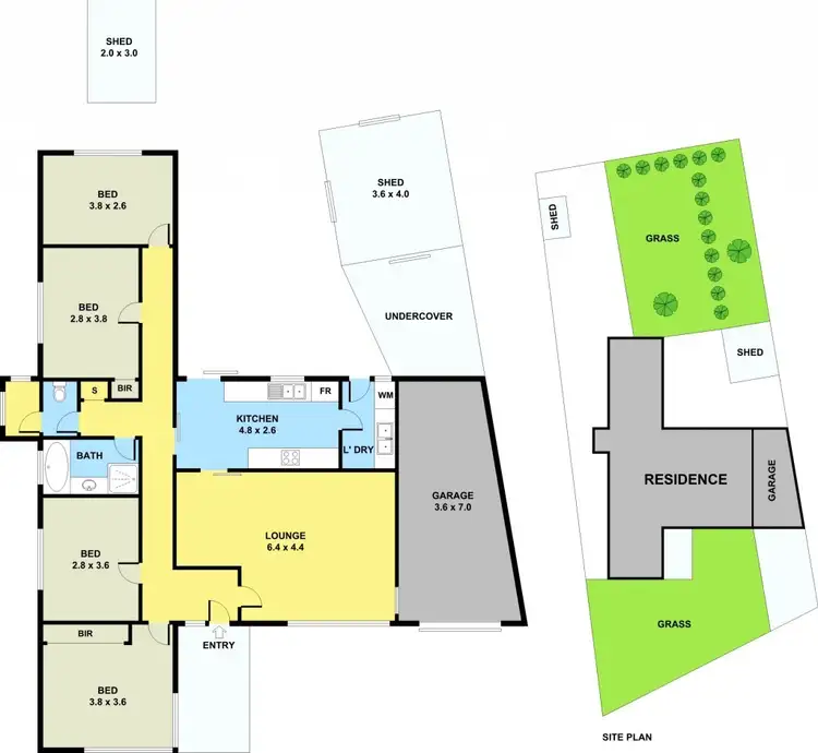 Floorplan of Homely house listing, 3 Tyers Court, Dallas VIC 3047
