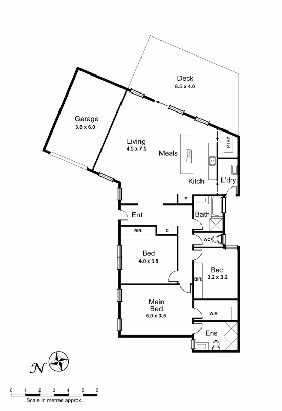 Floorplan of Homely townhouse listing, 2/1 Maxwell Court, Moorabbin VIC 3189