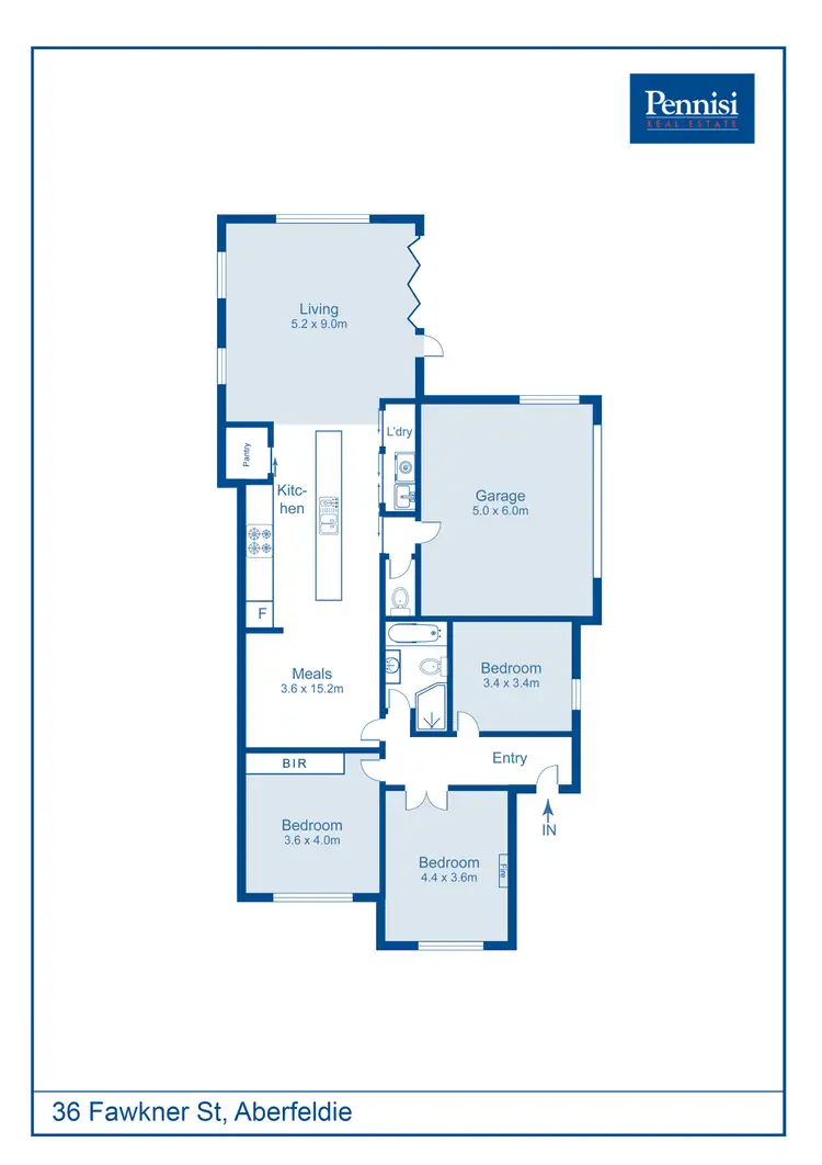 Floorplan of Homely house listing, 36 Fawkner Street, Aberfeldie VIC 3040
