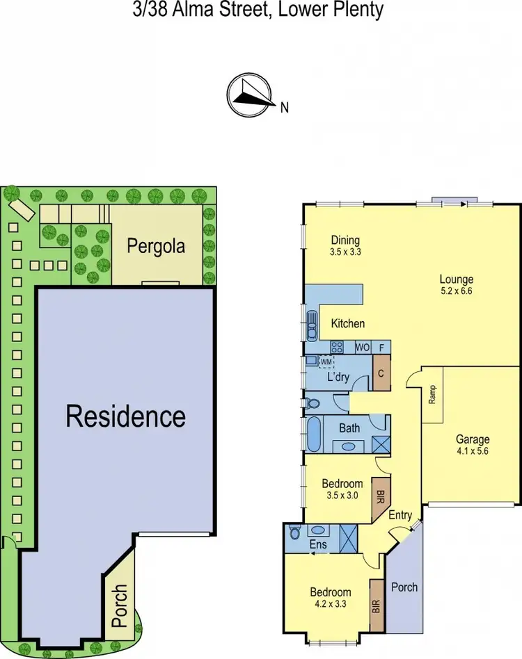 Floorplan of Homely house listing, 3/38 Alma Street, Lower Plenty VIC 3093