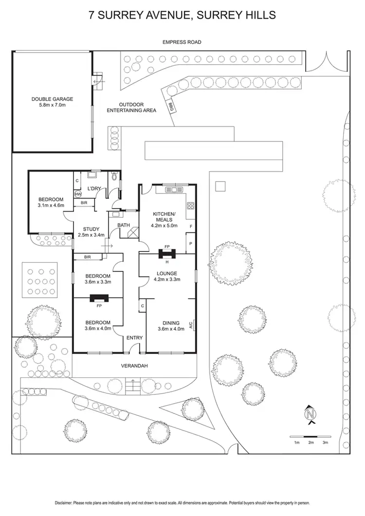 Floorplan of Homely house listing, 7 Surrey Avenue, Surrey Hills VIC 3127